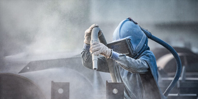 sand blasting cleaning